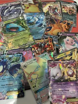 25 x Pokemon Card Bundle Guaranteed V/EX/GX + 4 Holo Cards - Image 1