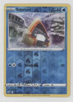 Snorunt Reverse Foil Pokemon Sword & Shield Chilling Reign #035 - Image 1