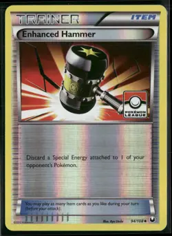 Enhanced Hammer 94/108 League Promo Reverse Holo Dark Explorers Pokemon TCG Card - Image 1