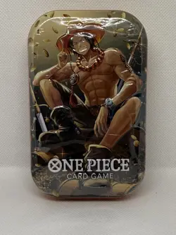 ONE PIECE TCG Card Game MINI TIN Volumn 2 ACE Sealed - Image 1