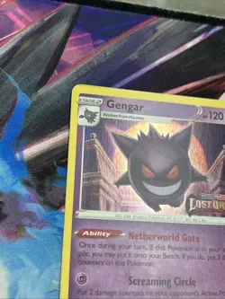 Gengar SWSH241 Lost Origin Prerelease SWSH Promo Stamp Card look photos - Image 4