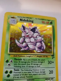 Nidoking Base Set 2 Holo Pokemon Card Jungle Fossil WOTC NM + U - Image 3