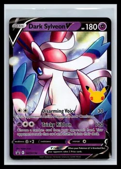 SWSH: Sword & Shield Promo Cards #SWSH134 Dark Sylveon V - Image 1