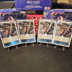 Vista - One Piece TCG OP13-046 Carrying On His Will Rare Foil x4 Card Playset - Image 1