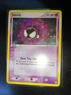 Pokemon TCG Gastly Card 63/112 FireRed & LeafGreen Reverse Holo LP 💎💎💎 - Image 2