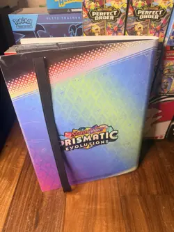 Pokemon Prismatic Evolution Eevee Trading Card Storage Binder Only No Packs - Image 2
