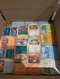 Pokemon Bulk Lot 29+ Lbs. 7500+ Cards | C/Uc/Rares NON Holos Era's Vary 2020'+/- - Image 1