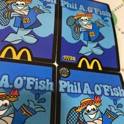 6x Phil A. O’Fish (17/24) Mcdonalds Trading Cards 2026 UnRedeemed 4 Free Nuggets - Image 3