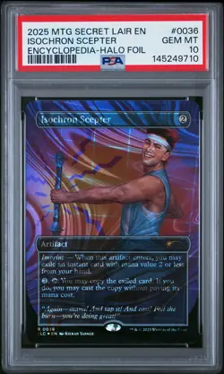 2025 MTG SECRET LAIR COUNTDOWN KIT #0036 ISOCHRON SCEPTER PSA 10 - Image 1