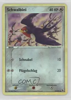 Taillow German Pokemon EX Ruby & Sapphire #72 2003 - Image 1