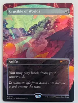Crucible of Worlds (Galaxy Foil) Secret Lair Drop Foil - NM - Image 1