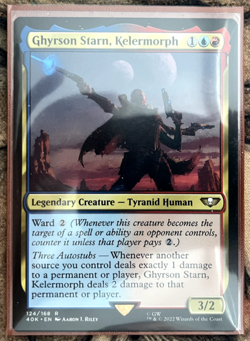 MTG COMMANDER DECK, GHYRSON STARN, KELERMORPH, CUSTOM BUILT, PREVIOUSLY OWNED - Image 1