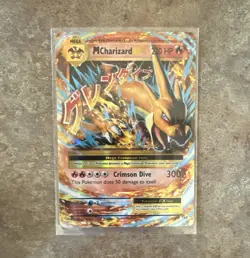 Pokemon M Charizard EX Evolutions 13/108 Mega Evolution Ultra Rare Holo 300 - Image 1
