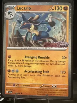 Pokemon Scarlet & Violet Rare Lot (4) – Mewtwo ex, Greedent, Spidops, Lucario –… - Image 4