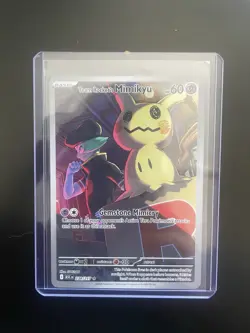 Team Rockets Mimikyu 238/217 Illustration Rare Ascended Heros Pokemon - Image 1