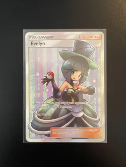 2019 Pokemon Team Up Evelyn Full Art Trainer 175/181 NM Ultra Rare Holo - Image 1