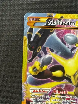 Alakazam EX Fates Collide 125/124 Full Art Holo Secret Rare Pokemon - Image 2