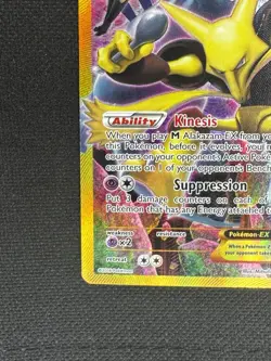 Alakazam EX Fates Collide 125/124 Full Art Holo Secret Rare Pokemon - Image 5