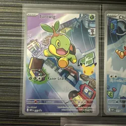 First partner illustration collection pokemon Turtwig Chimchar Piplup 4 Sinnoh - Image 2