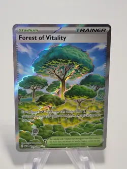 Pokemon TCG Forest of Vitality 109/088 Trainer Stadium Holo POR EN - Image 1