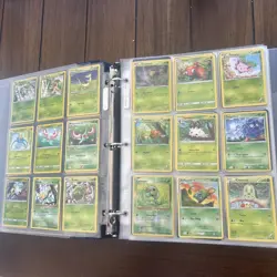 Massive Pokemon Binder Card Collection Holo Reverse Foil Mid Era Fire TCG - Image 4