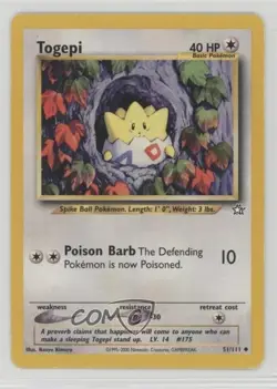 Togepi Pokemon Neo Genesis #51 2000 - Image 1