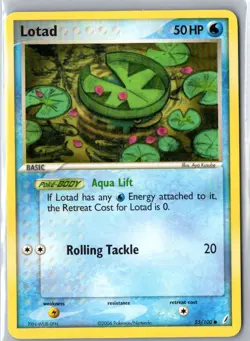 LOTAD 55/100 COMMON CRYSTAL GUARDIANS POKEMON LP - Image 1