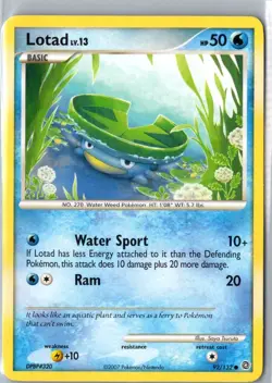 LOTAD 92/132 COMMON SECRET WONDERS POKEMON LP - Image 1
