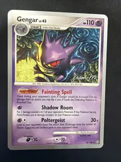 Pokemon Gengar World Championships 2009 18/100 Rare Stage 2 110HP Regular Card - Image 1