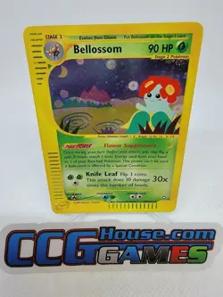Pokemon Bellossom Aquapolis H5/H32 Holo Foil Rare Swirl *CCGHouse* RB - Image 1