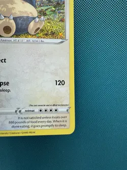 Pokemon Classic Collection Snorlax Holo CLV 016/034 NM+ - Image 5