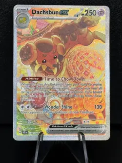 Dachsbun ex 169/142 Special Illustration Rare Stellar Crown Pokemon Near Mint - Image 1