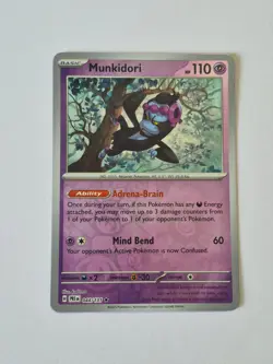 Munkidori 044/131 Rare Prismatic Evolutions Pokemon Reverse Holo Near Mint - Image 1