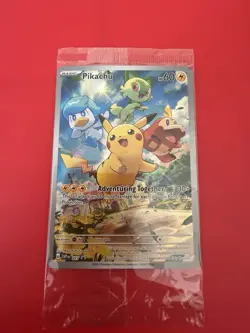 Pokemon TCG Pikachu SVP 027 Paldea Evolved Black Star Promo New Sealed - Image 2