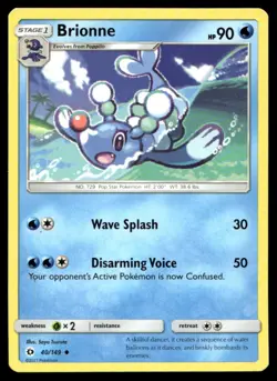 Brionne SM Base Set 40/149 MP Pokemon TCG | Buy10 Get10 Free - Image 1