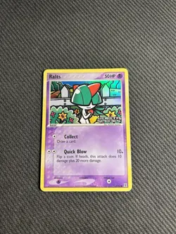 Pokemon TCG Ralts 81/113 Delta Species Reverse Holo MP - Image 3