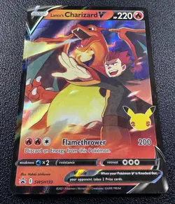 Pokemon Lance's Charizard V Sword & Shield Promo Holo SWSH133 - Image 2
