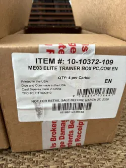 Pokemon Center ETB Case Box - ME03 Perfect Order ETB - Empty Box x1 - Image 3