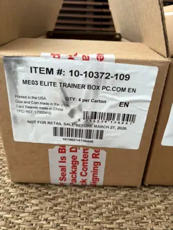 Pokemon Center ETB Case Box - ME03 Perfect Order ETB - Empty Box x1 - Image 5