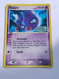Shuppet 40/100 Pokemon TCG Crystal Guardians Holo Uncommon Stamped LP - Image 1