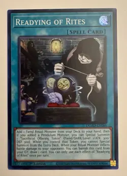 Readying of Rites - DUAD-EN086 - Super Rare - 1st Edition Yugioh - Image 1