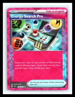 💥 Energy Search Pro 176/191 - SV08: Surging Sparks Pokemon ACE SPEC Rare Holo - Image 1