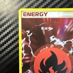 2006 Pokemon EX Holon Phantoms Fire Energy Holo #106/110 HP/DMG - Image 2