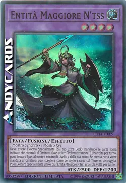 ENTITA MAGGIORE N'TSS (Elder Entity N'tss) • Super R • CT14 IT009 • Lim • Yugioh - Image 1