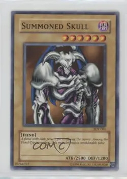 Summoned Skull (Sample Back) Unlimited YuGiOh Starter Deck Yugi #SDY-004 2002 - Image 1