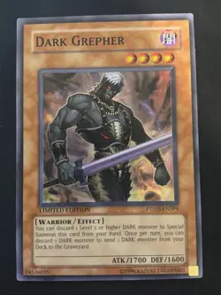 Yugioh Dark Grepher PTDN-ENSP1 Phantom Darkness Limited Edition - LP - Image 1
