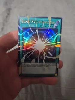 Yugioh Super Polymerization Extended Art Overframe RA05-EN149 In Hand NM New! - Image 1