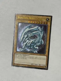YUGIOH Blue-Eyes White Dragon OP28-EN001 Ultimate Rare NM #9 - Image 1