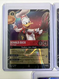Disney Lorcana Festival of the Arts Stitch Rapunzel Donald Duck EPCOT Promo Set - Image 4