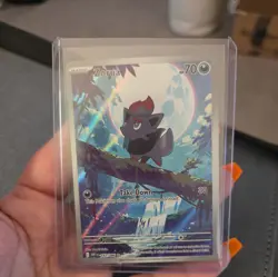 *NM* Pokemon Zorua 142/086 White Flare Illustration Rare Pokemon TCG Card 2025 - Image 1